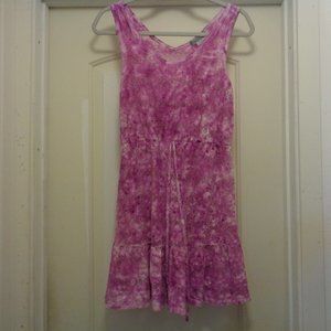 TRENDING LACEY EYELET LAVENDERS TYE DYE DRESS M
